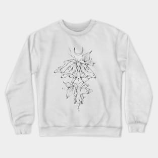 Lunar moth by elizmil Crewneck Sweatshirt